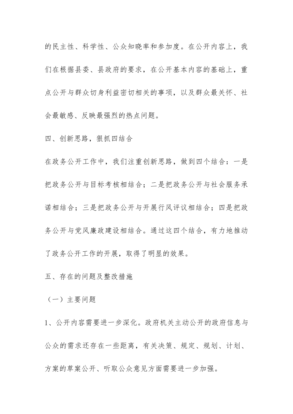 2024年乡镇政府信息公开情况总结-_第3页