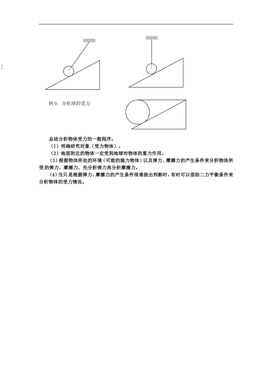 高中物理：《分析物体的受力情况》教案（沪科版必修1）_第3页