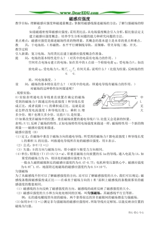 高中物理磁感应强度
