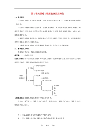 高中物理第1单元丰富多彩的物质五课时教学案人教版选修三