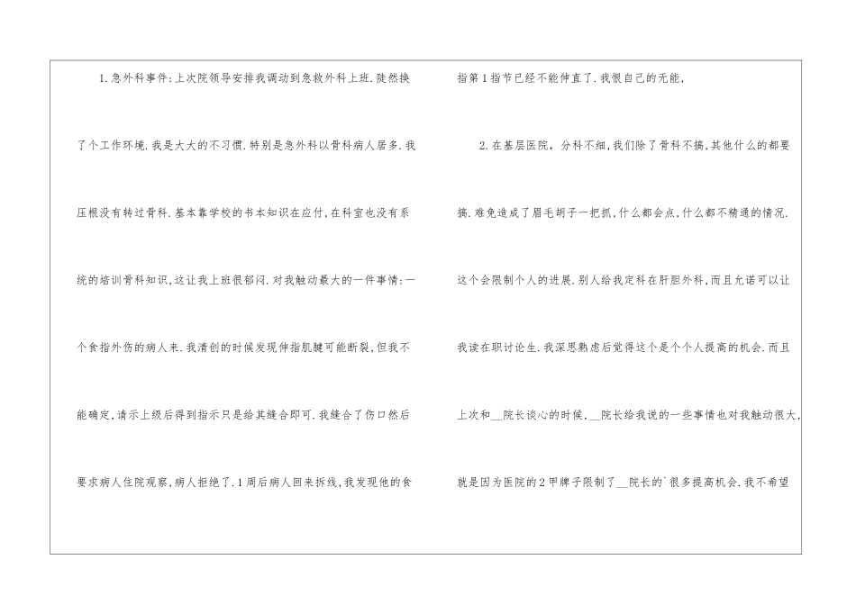 2024年份医生辞职申请书参考案例_第2页