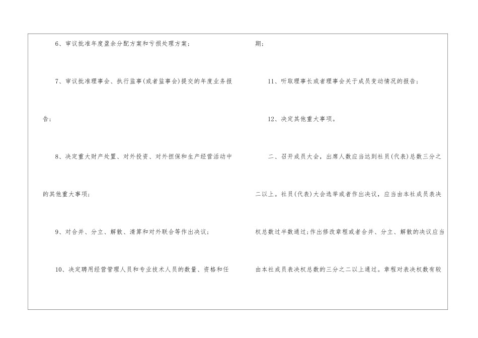 2024年份合作社议事管理制度推荐_第2页