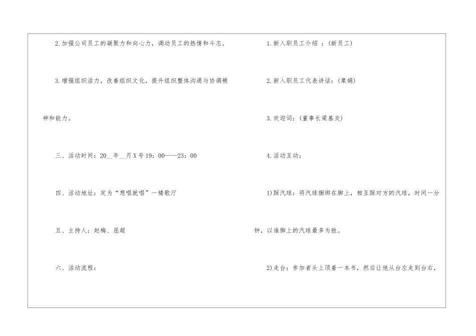 2024年份员工入职活动方案模板_第2页