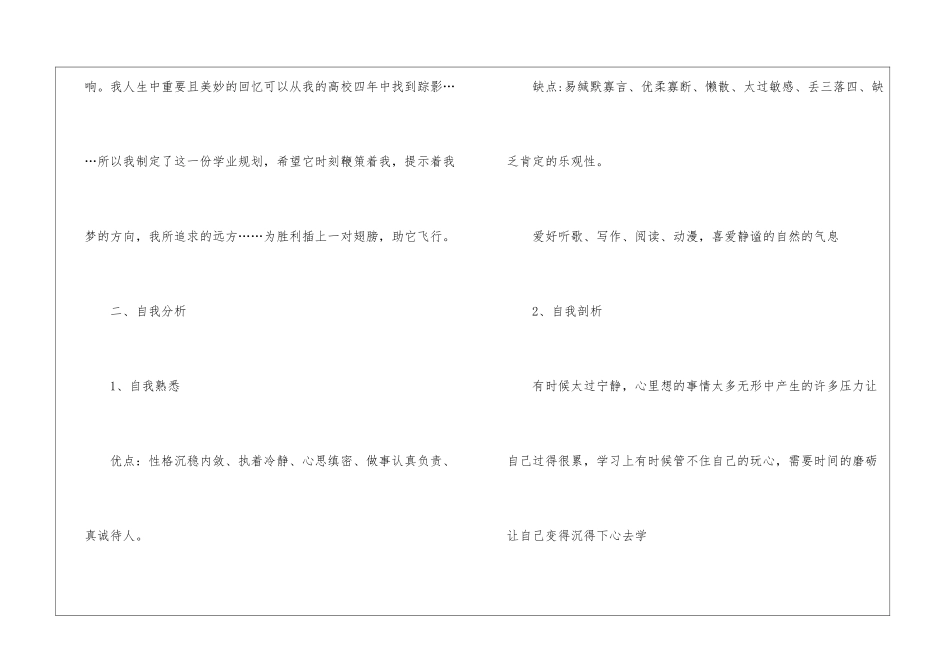 2024年份大学生活规划范文分享_第2页