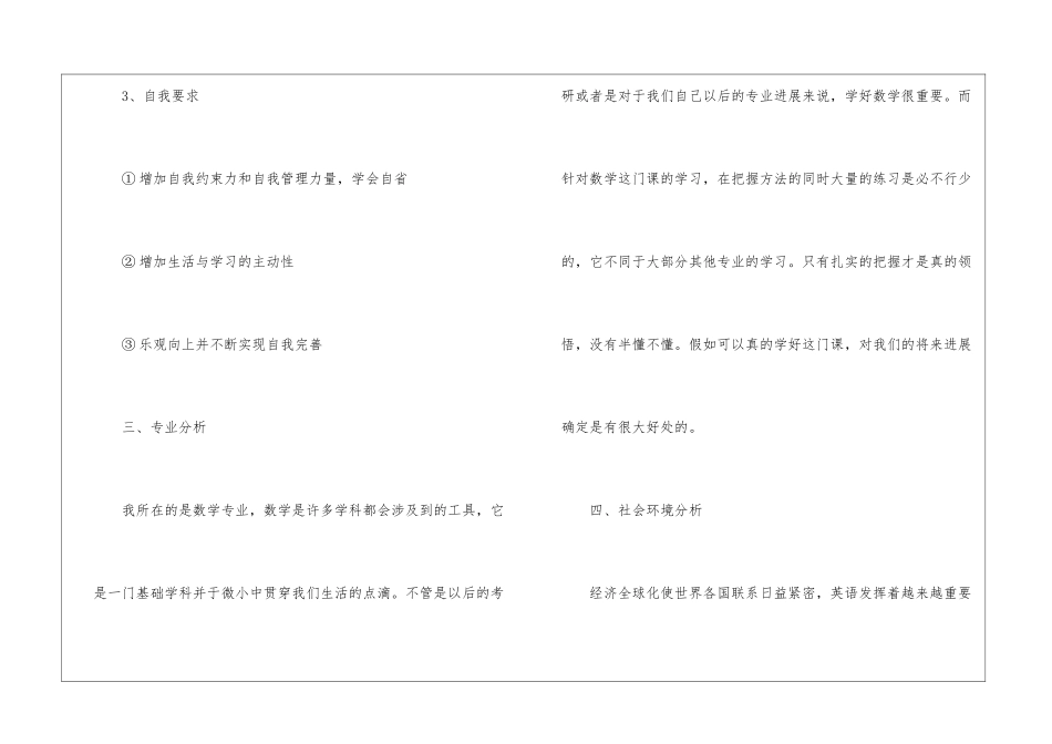 2024年份大学生活规划范文分享_第3页
