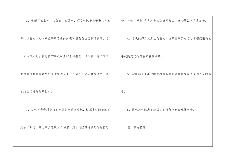 2024年份工厂隐患排查管理制度_第2页