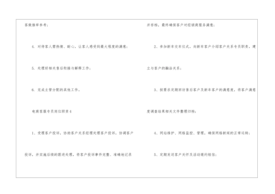 2024年份电商客服专员岗位职责_第3页