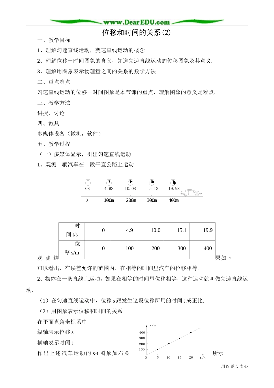 高中物理第一册位移和时间的关系(2)_第1页