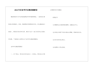 2024年份省考申论概括题解读
