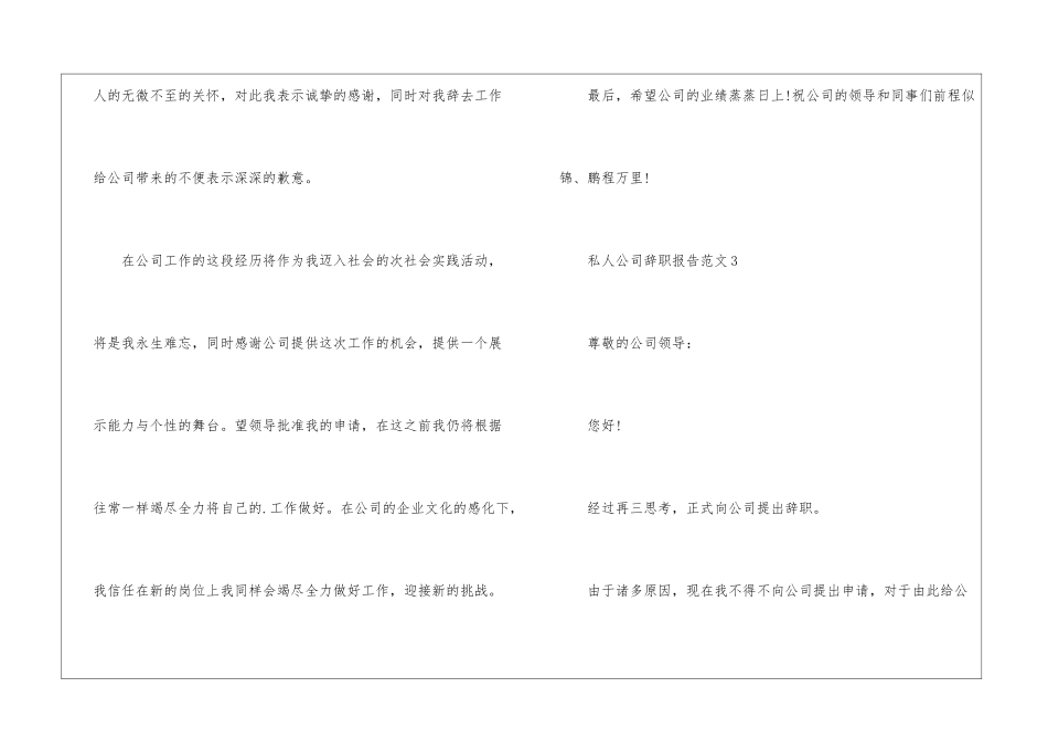 2024年份私人公司辞职报告参考_第3页