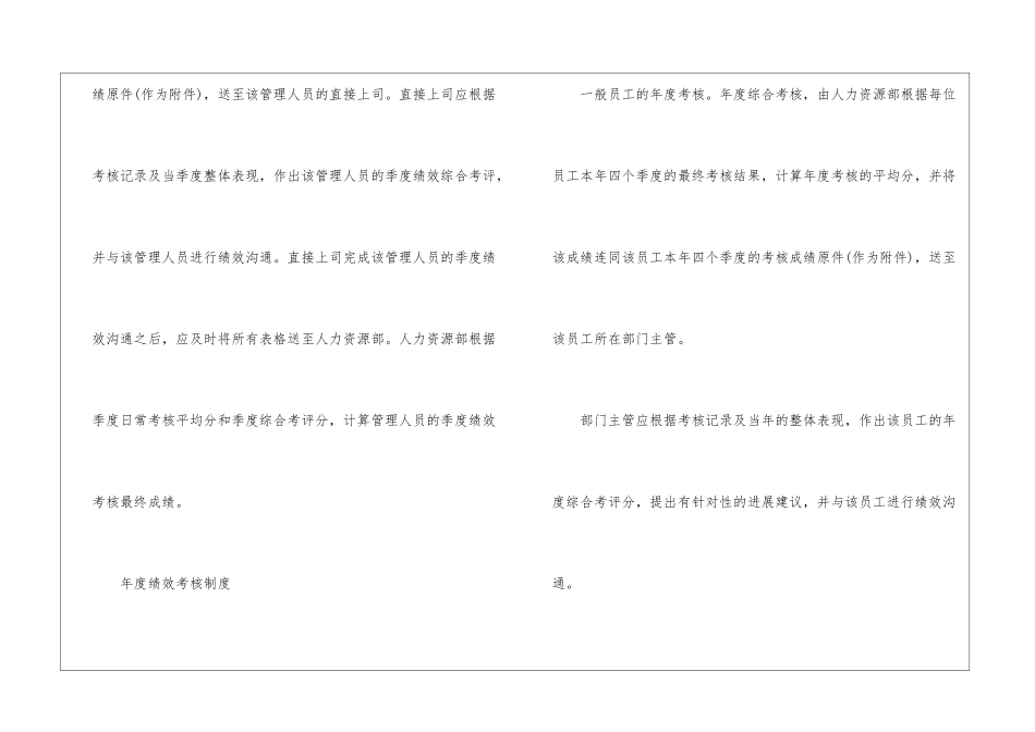 2024年份绩效考核制度试行方案_第2页
