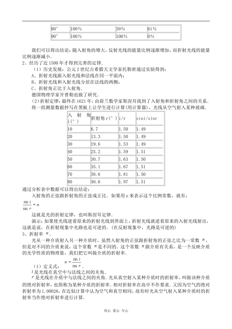 高中物理光的折射人教版第三册_第2页