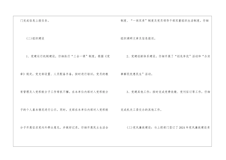 2024年党支部工作总结_第2页