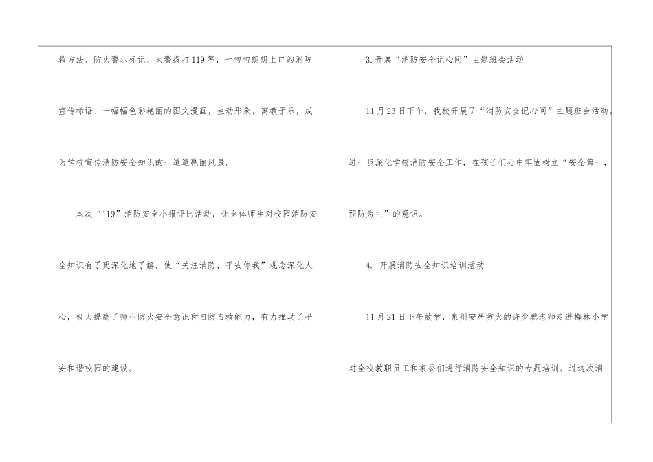 2024年全国消防宣传月的活动总结_第3页