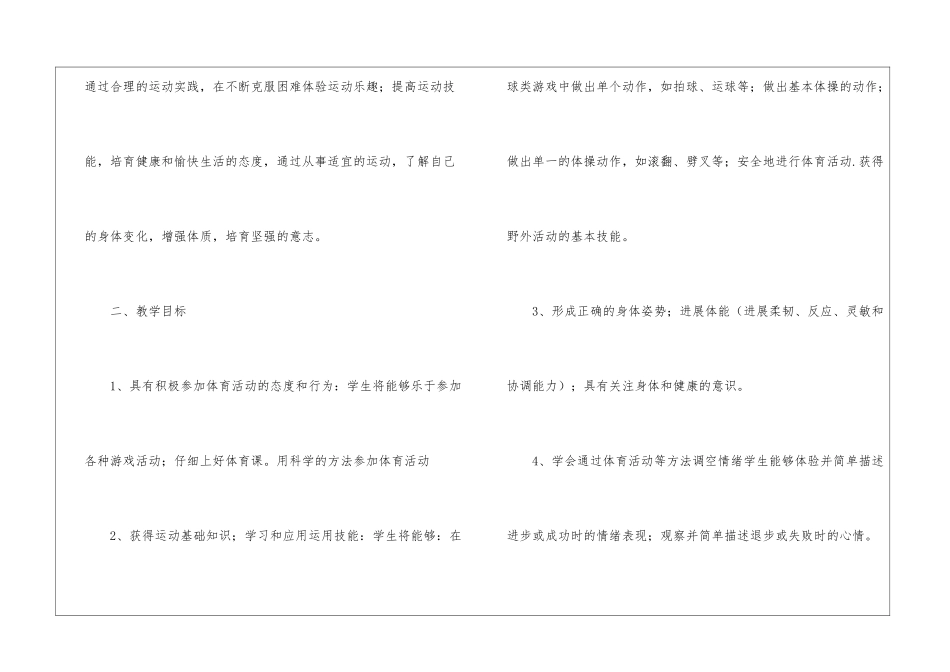 2024年全年体育教学工作计划_第2页