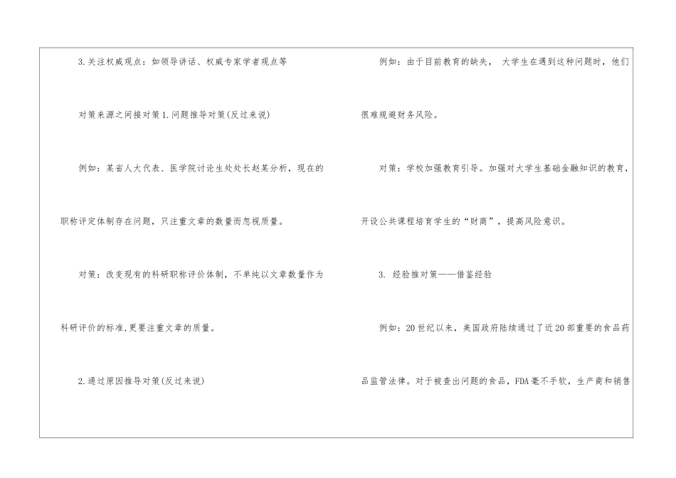 2024年公务员申论考试提出对策题攻略_第2页