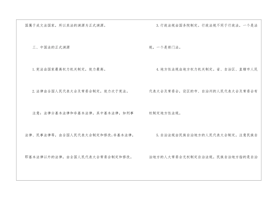 2024年公务员行测考试法律发展史知识_第2页