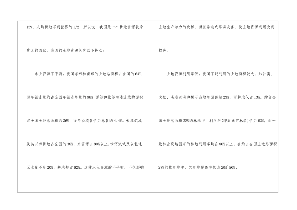 2024年公务员行测考试水土资源常识_第2页