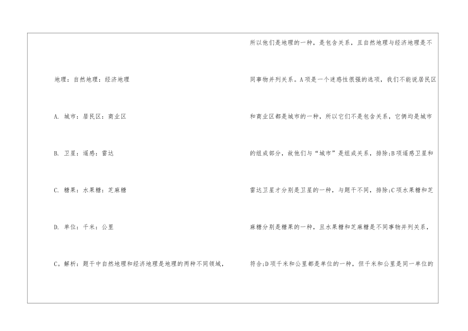 2024年公务员行测考试类比推理指导_第3页