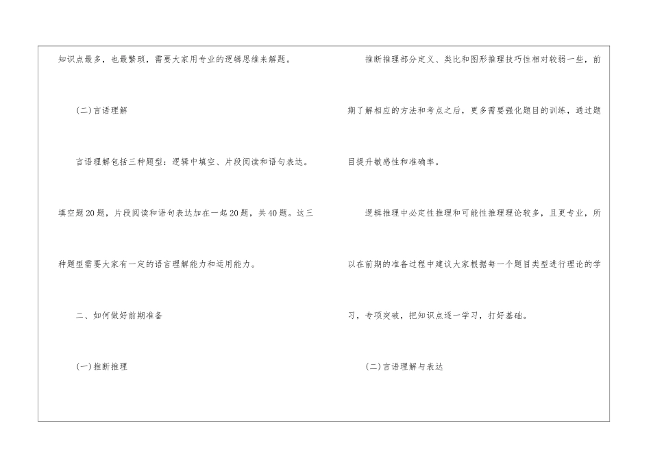 2024年公务员行测联考内容说明_第2页