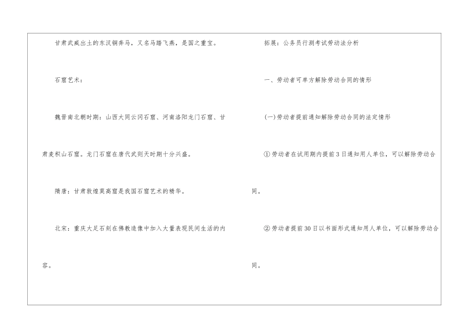 2024年公务员行测考试雕塑知识_第2页