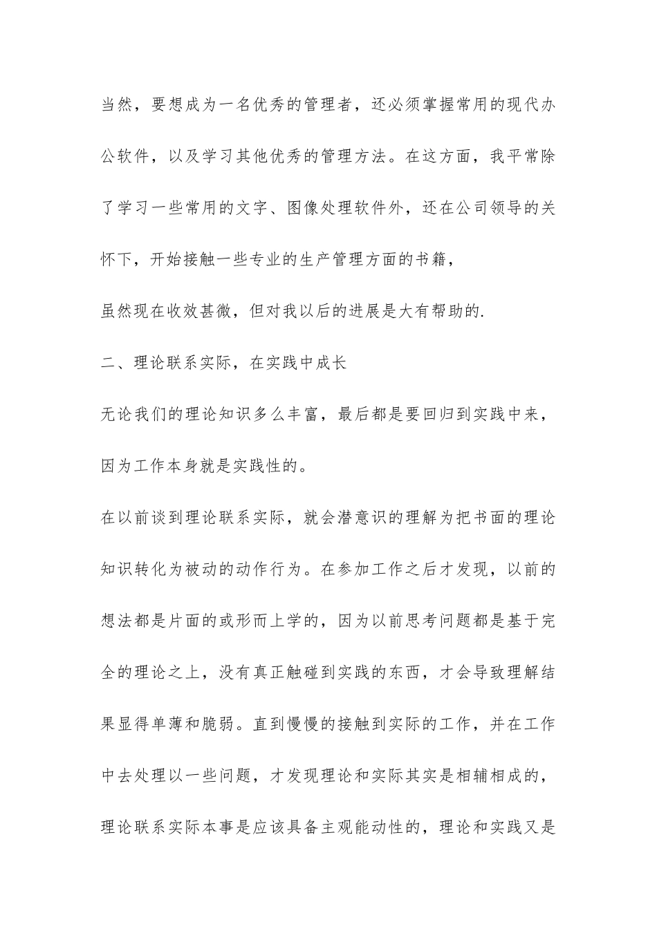 2024年公司企业管理者工作总结-_第3页