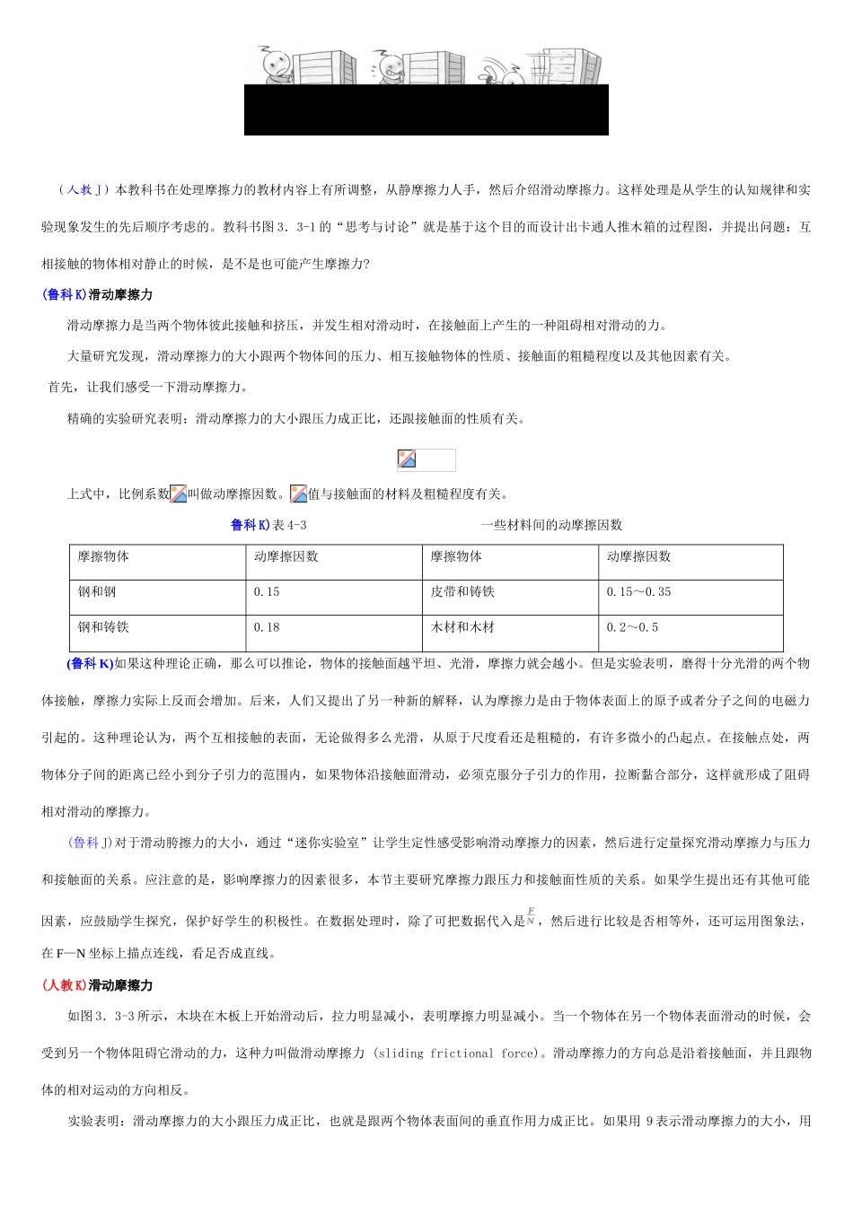 高中物理教师备课资料卡 摩擦力_第3页