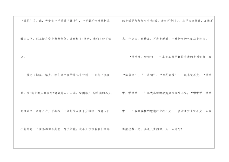 2024年六年级除夕日记10篇_第2页