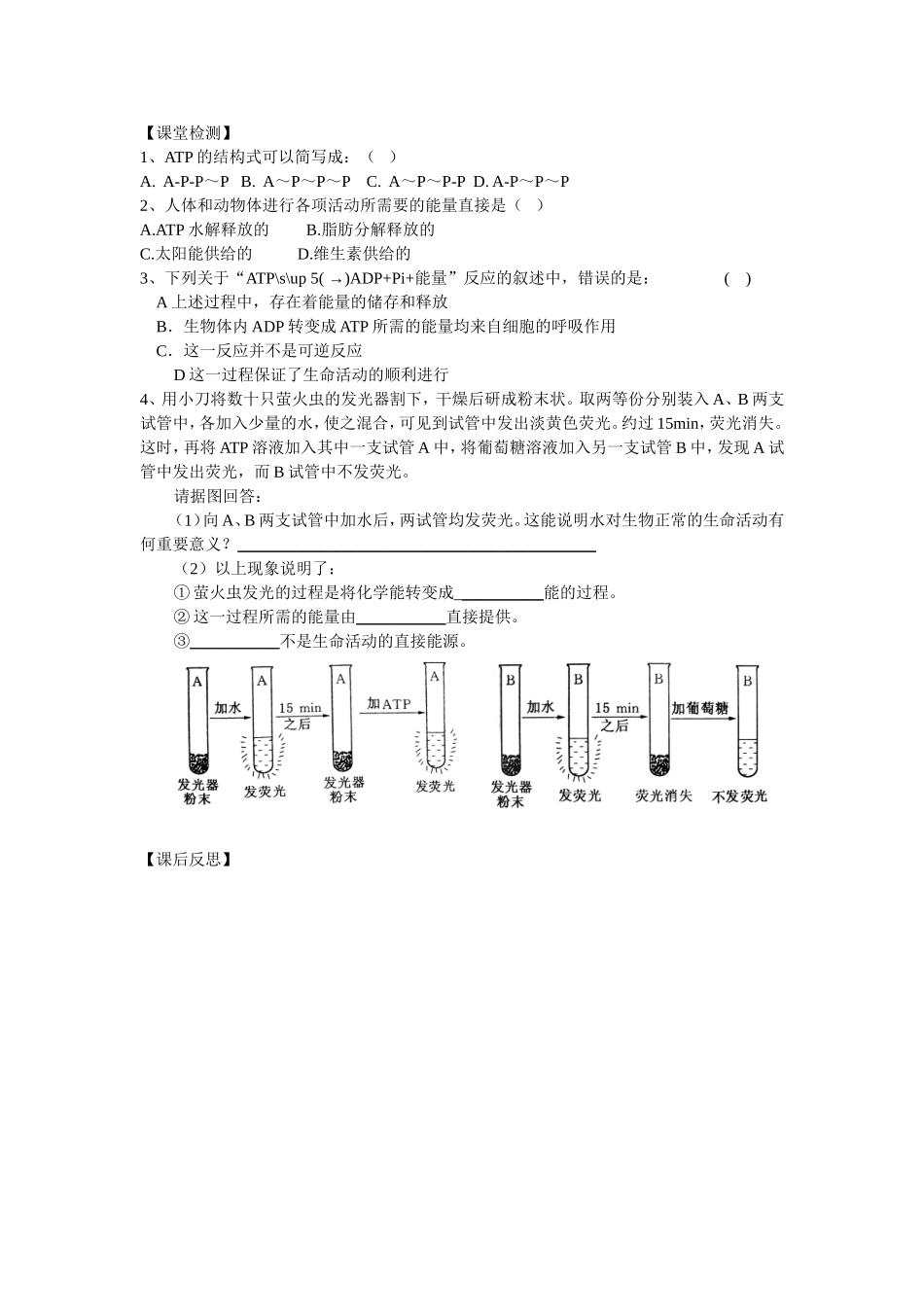 高中物理教学案5.2新人教版必修1_第2页