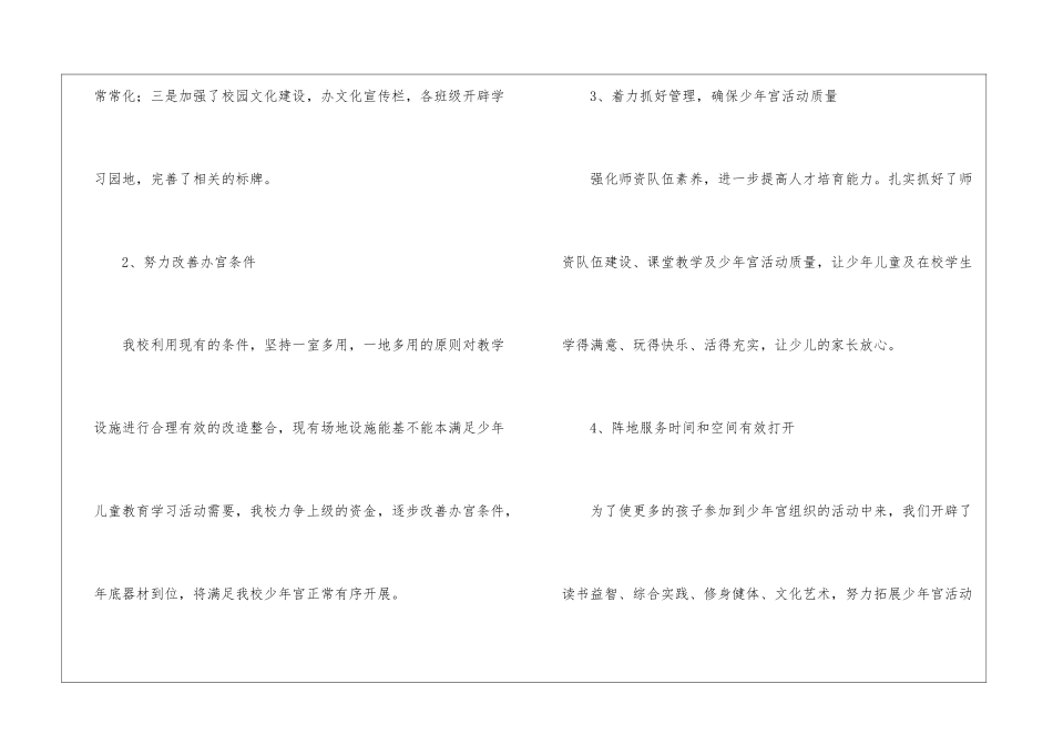 2024年关于少年宫的活动总结_第3页