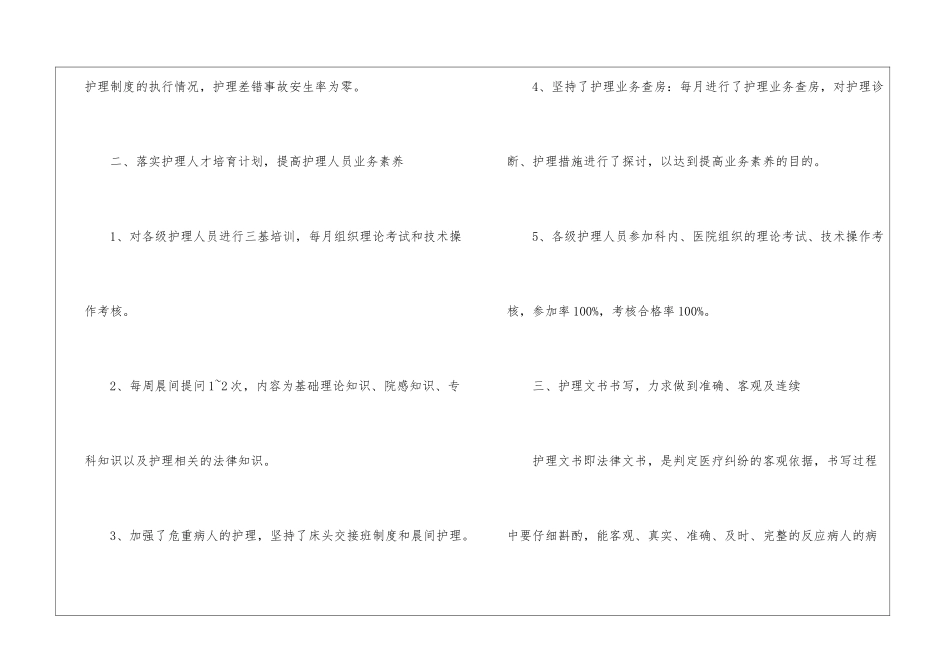 2024年内科护理工作总结_第3页
