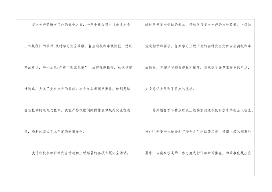2024年农电个人工作总结_第2页