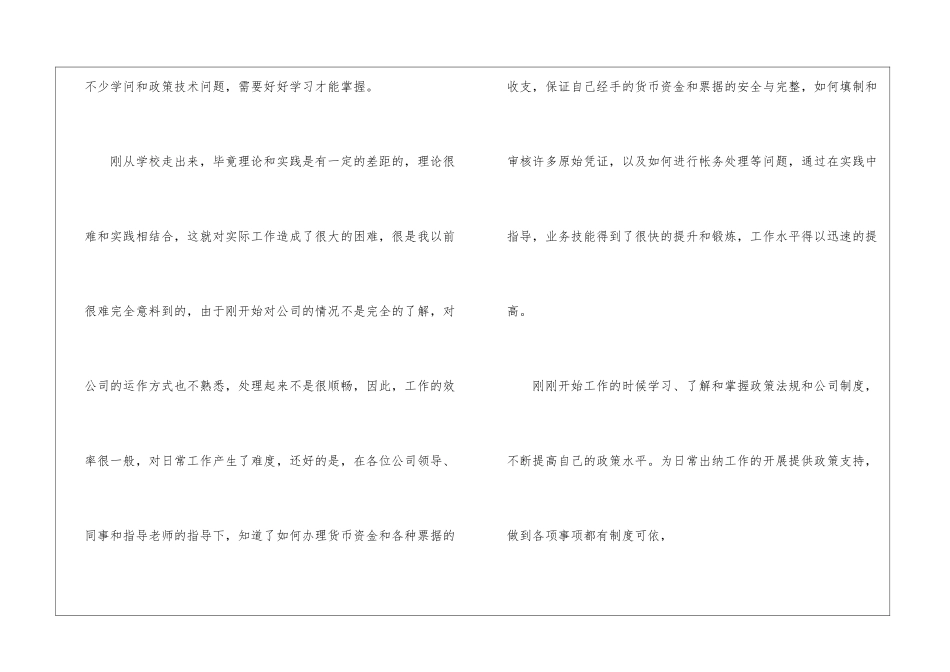 2024年出纳年终工作总结_第2页