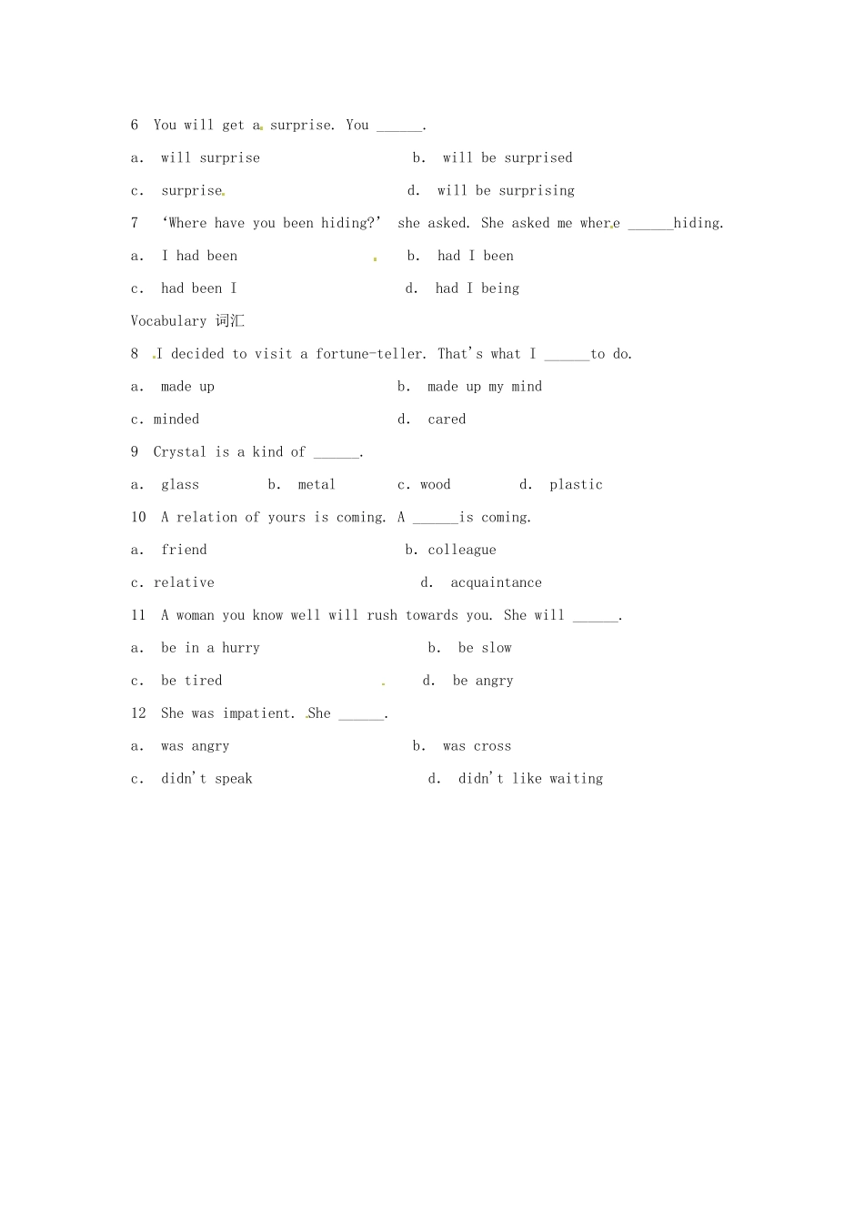 高中英语 Lesson 60 The future阅读教材-人教版高中全册英语素材_第3页