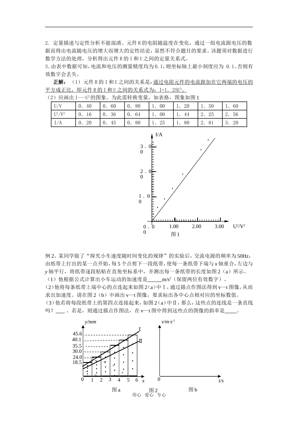 高中物理如何准确描述实验探究题中的_填空__第2页