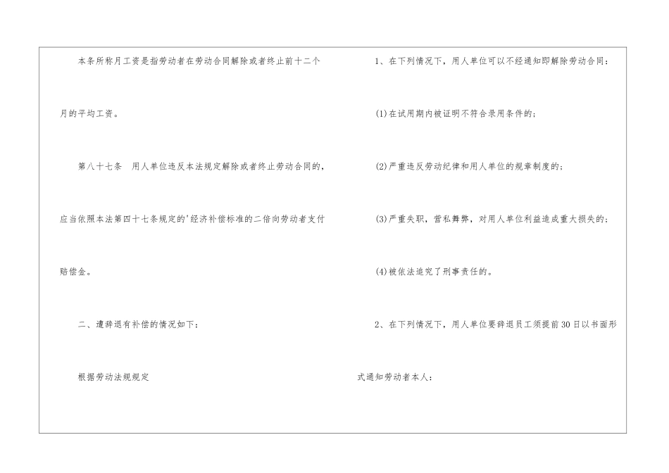 2024年劳动法辞退赔偿规定_第2页