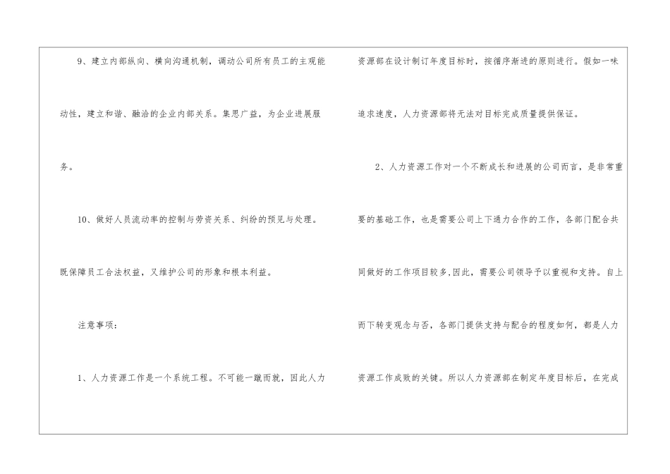 2024年化工企业人力资源工作计划_第3页