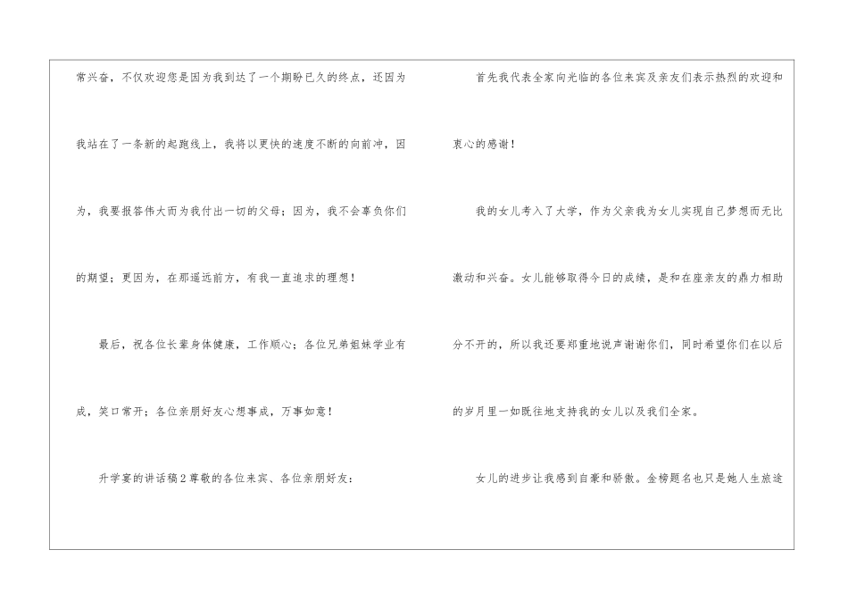 2024年升学宴的讲话稿_第2页