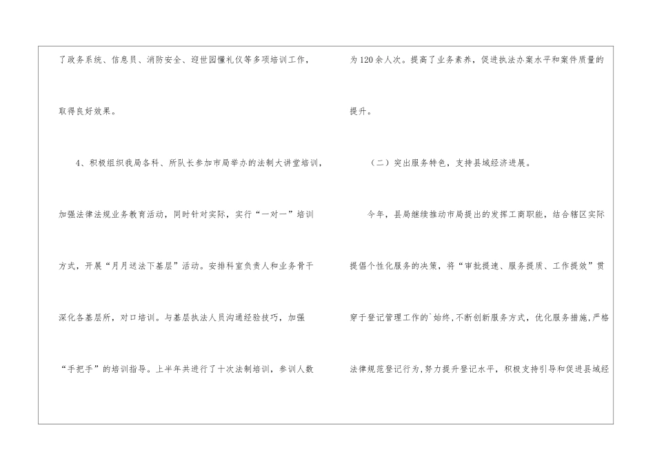 2024年县工商局工作上半年总结_第3页