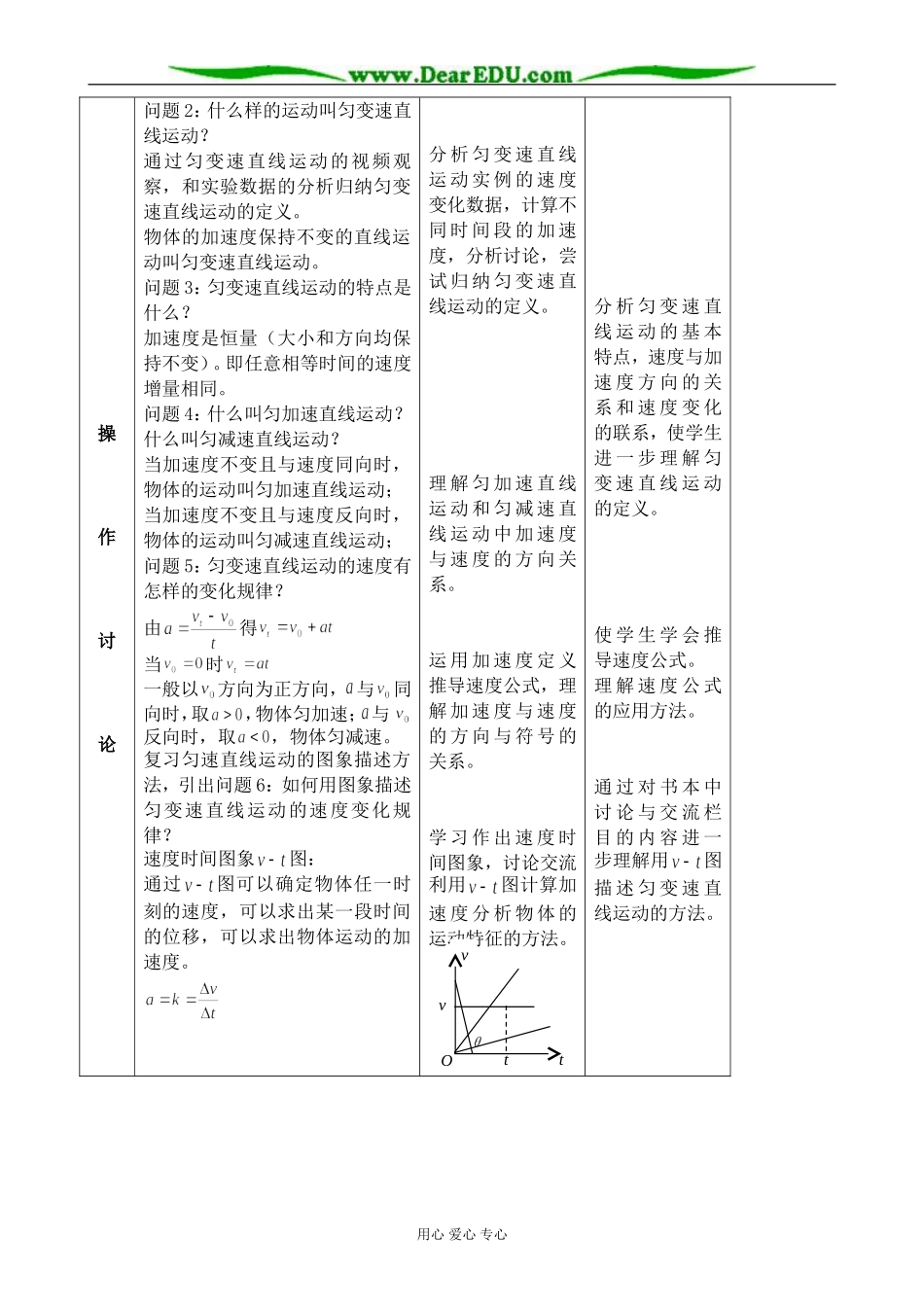 高中物理匀变速直线运动的规律教案1鲁科版 必修1_第3页