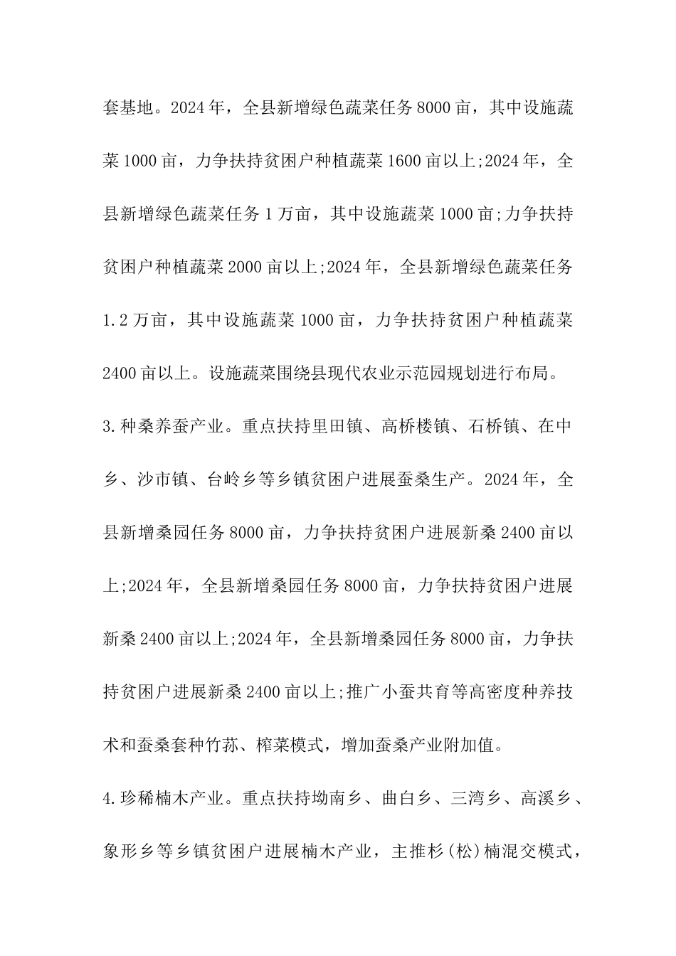 2024年县级产业扶贫实施方案最新_第3页