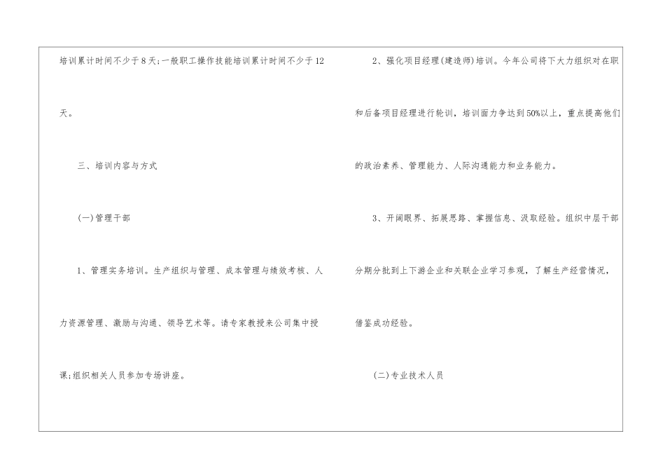 2024年员工培训年度计划_第3页