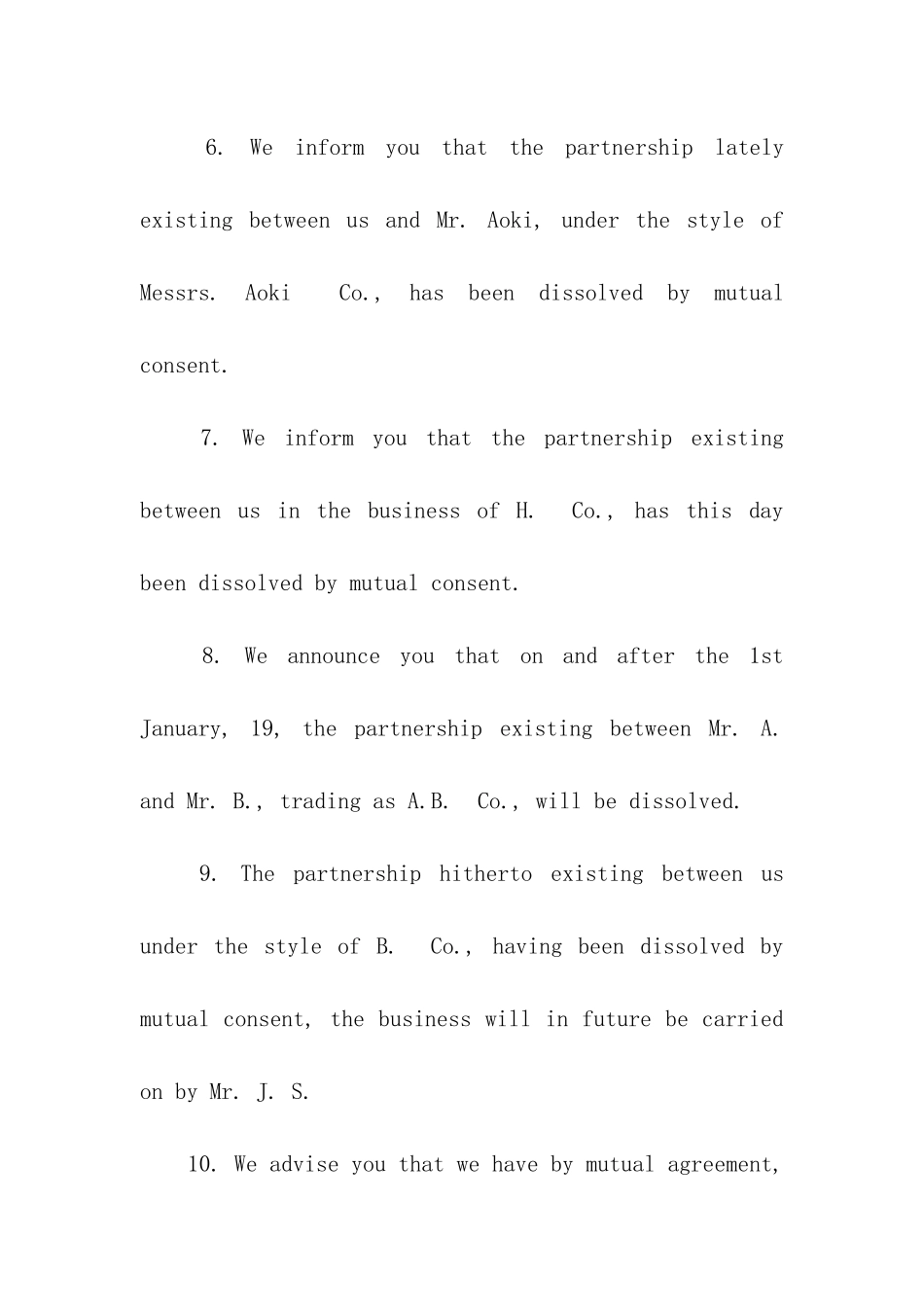 2024年商务英语初级写作指导：公司解散与停业_第2页