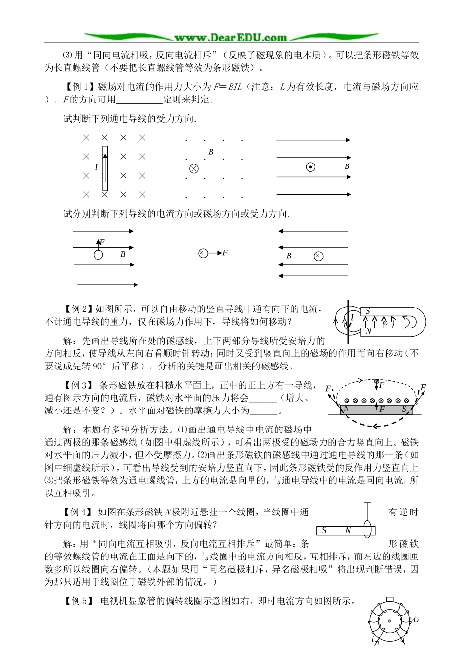 高中物理第二册安培力 电磁感应强度_第3页