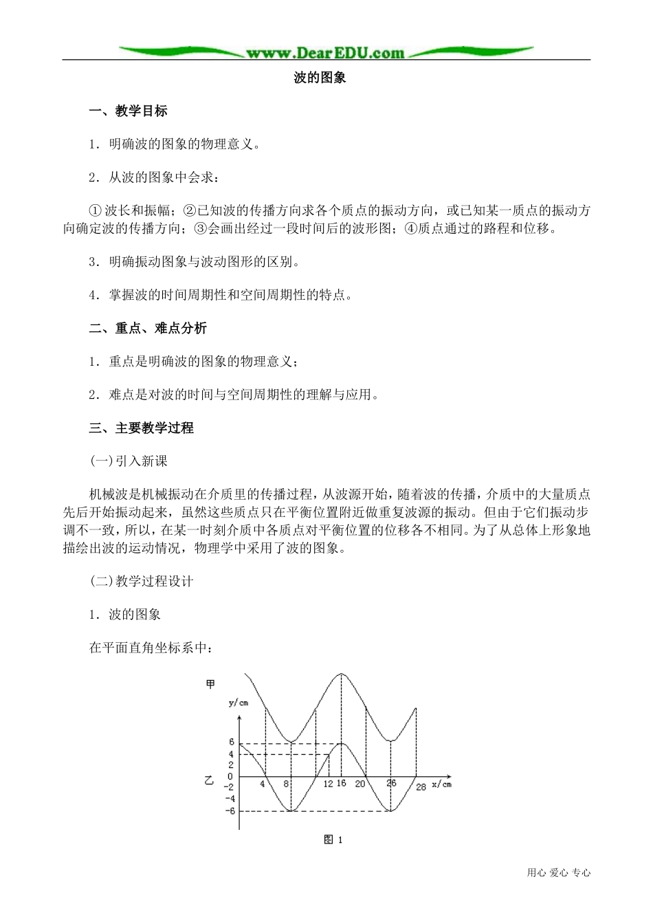 高中物理第二册波的图象_第1页