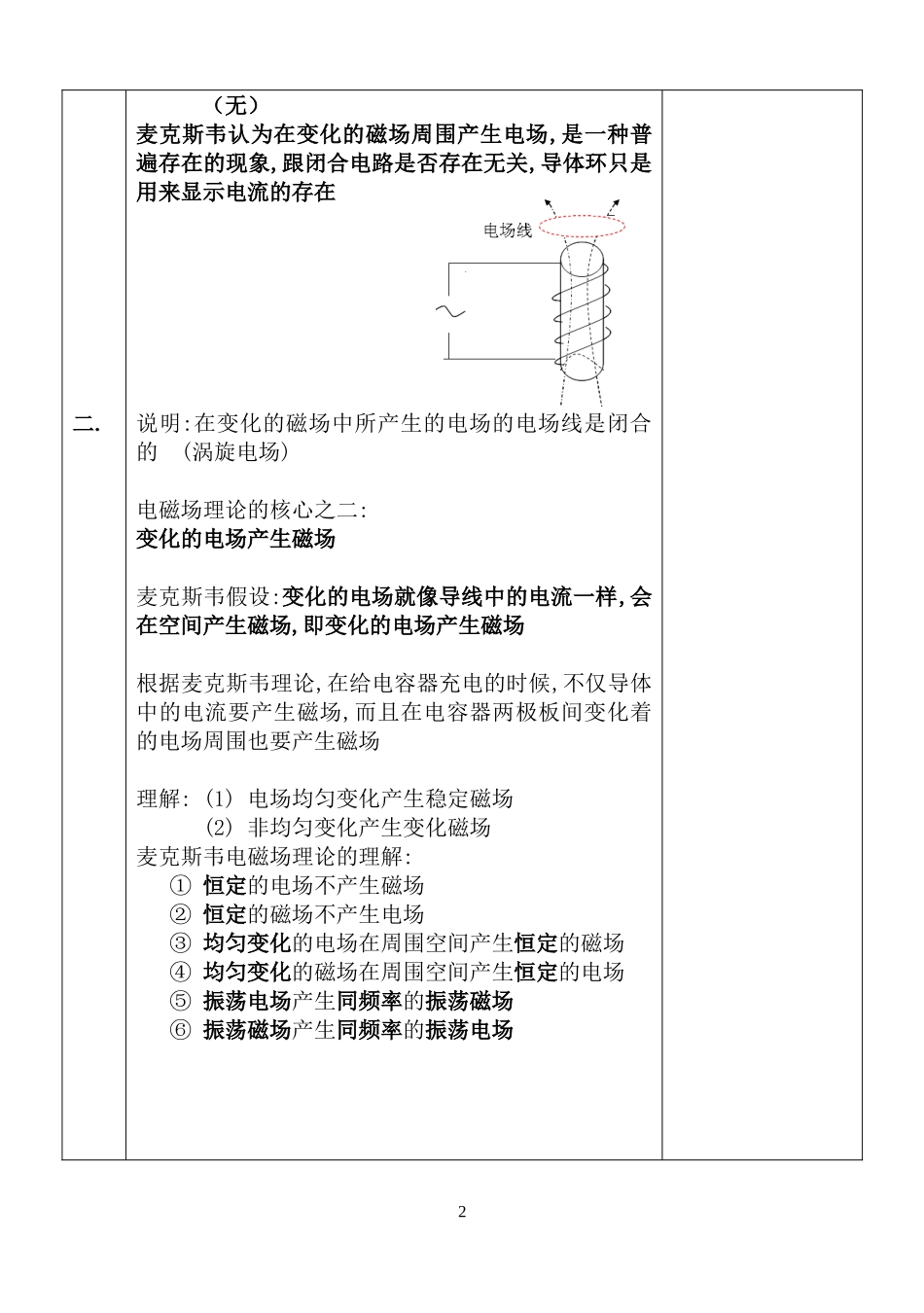 高中物理： 14.1 《电磁波的发现》新人教版选修3_第2页