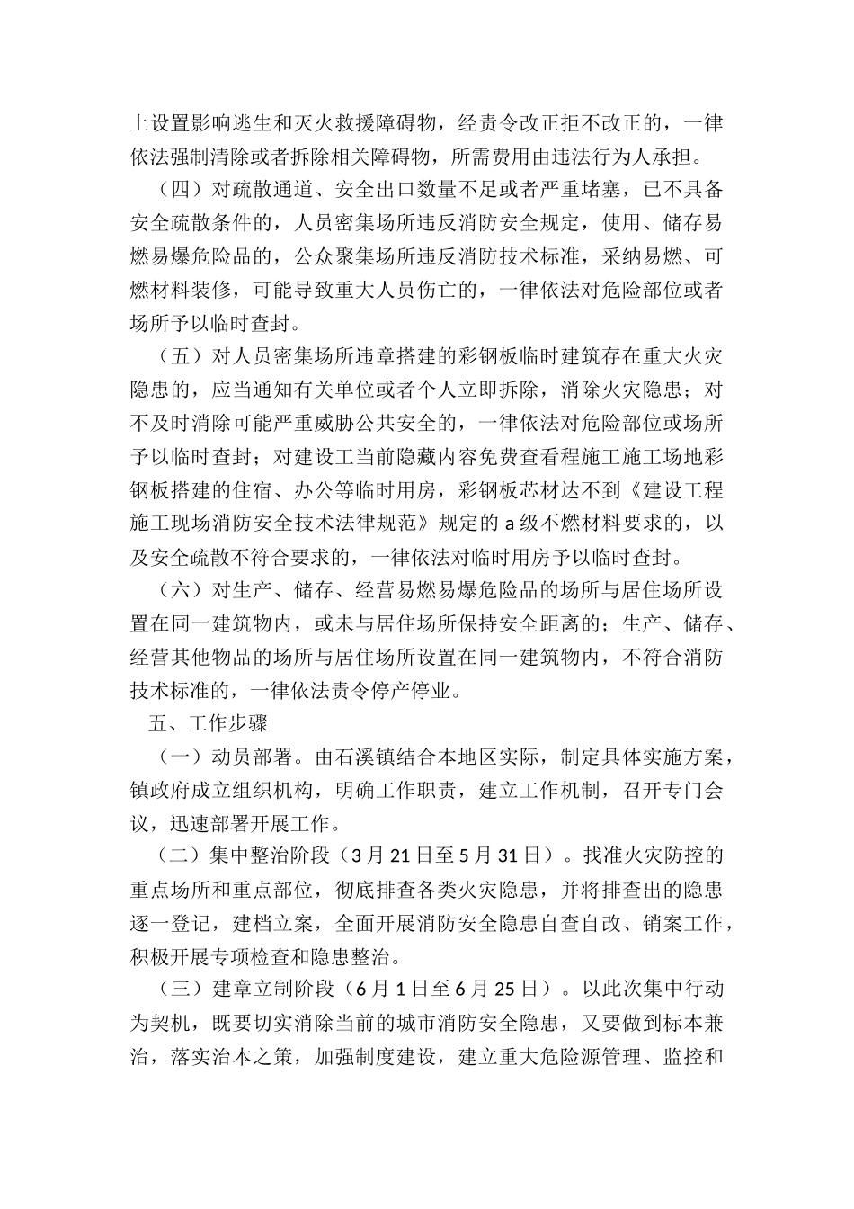 2024年城市消防安全大排查大整治方案_第3页