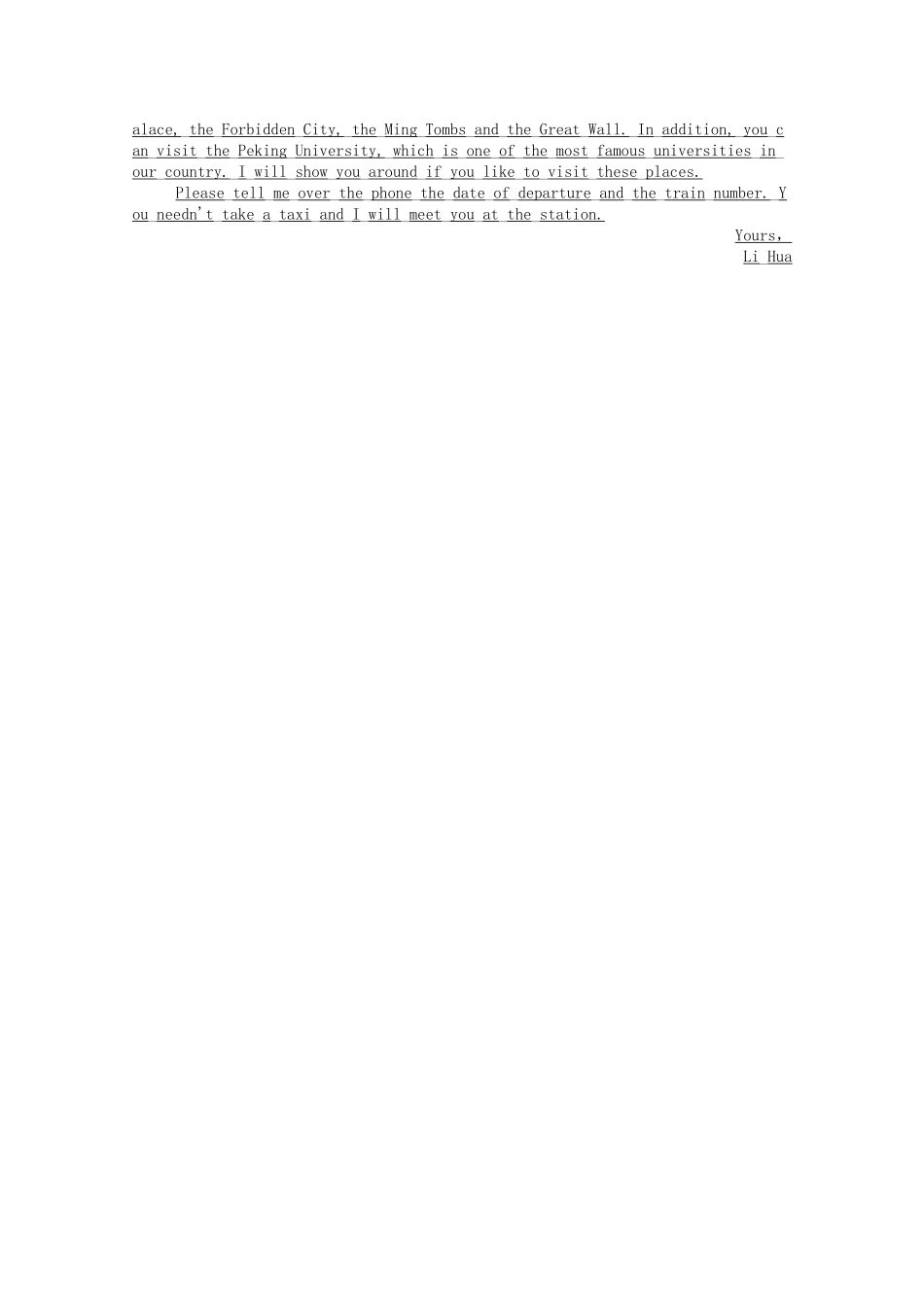 高中英语 Module 1 Small Talk Section Ⅳ Writing—写一封建议信学案（含解析）外研版选修6-外研版高二选修6英语学案_第3页