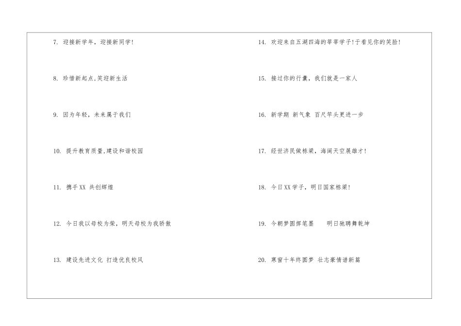 2024年大学迎新口号_第2页