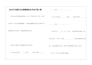 2024年夫妻双方自愿离婚协议书电子版5篇